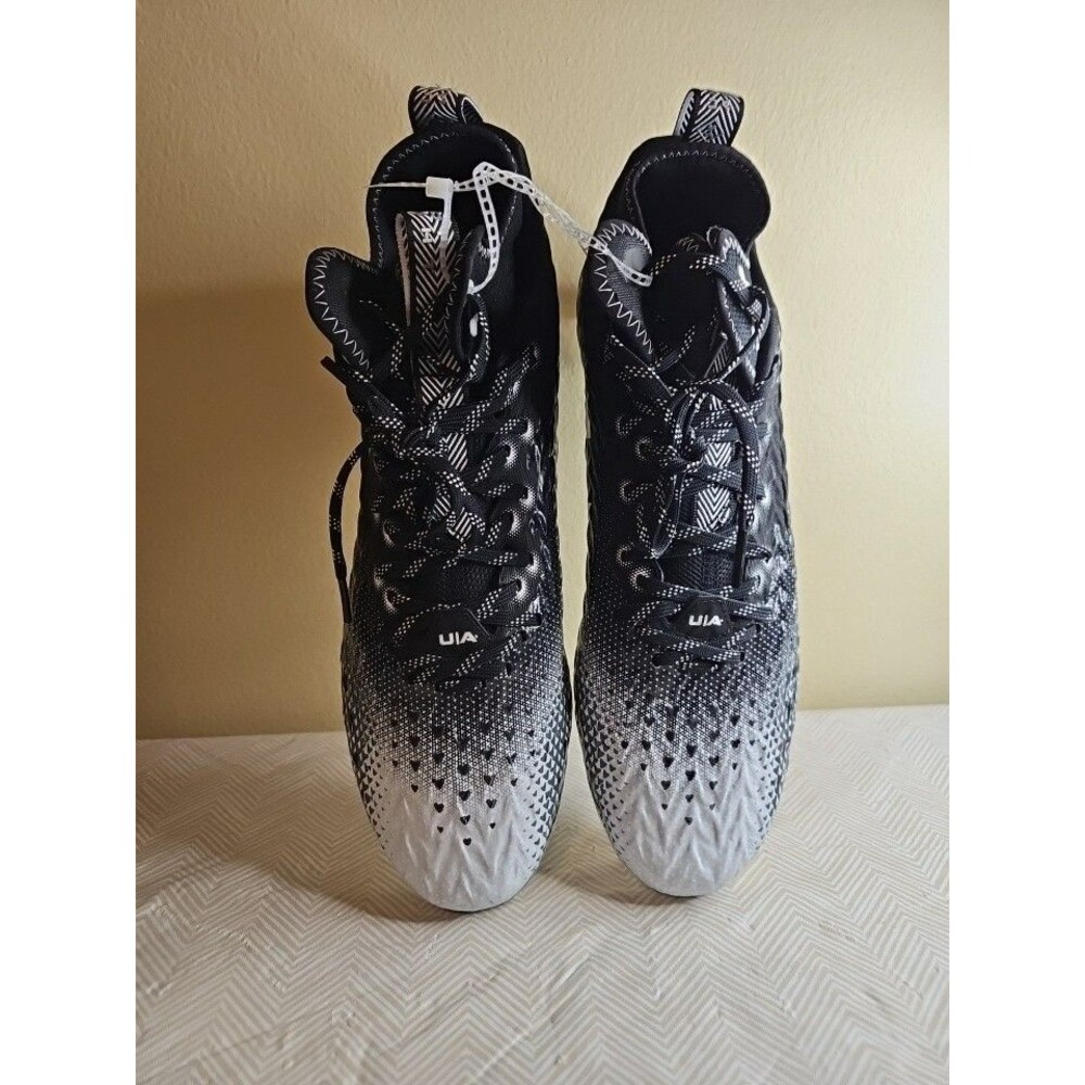 Under Armour Shoes Mens 13 Spotlight Clone 3.0 MC Football Black Low 3026343-001